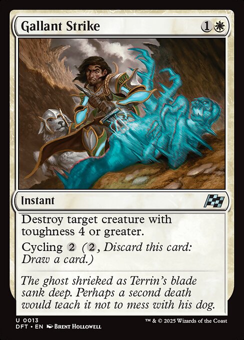 MTG Gallant Strike DFT 013 Regular Nonfoil