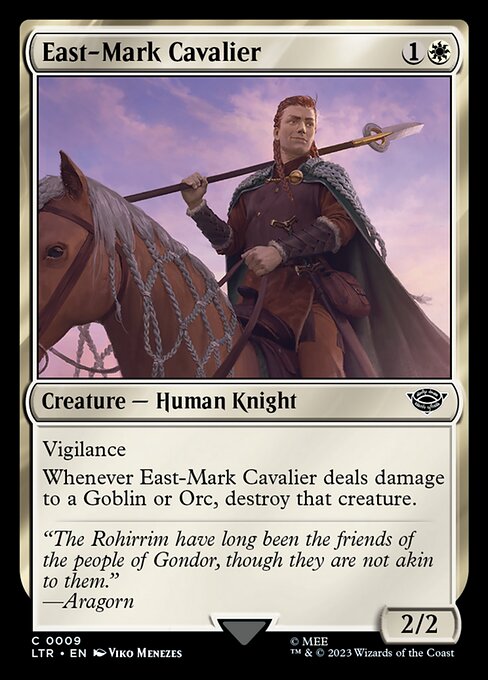 MTG East-Mark Cavalier LTR 009 Regular Foil
