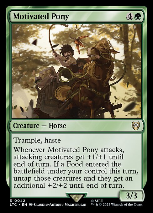 MTG Motivated Pony LTC 042 Regular Nonfoil