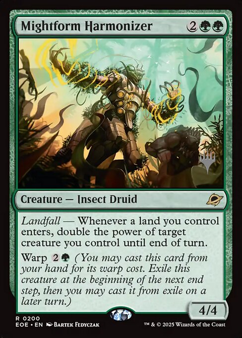 MTG Mightform Harmonizer PEOE 200p Promo Pack Foil
