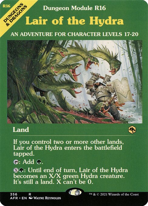 MTG Lair of the Hydra AFR 356 Module Showcase Foil