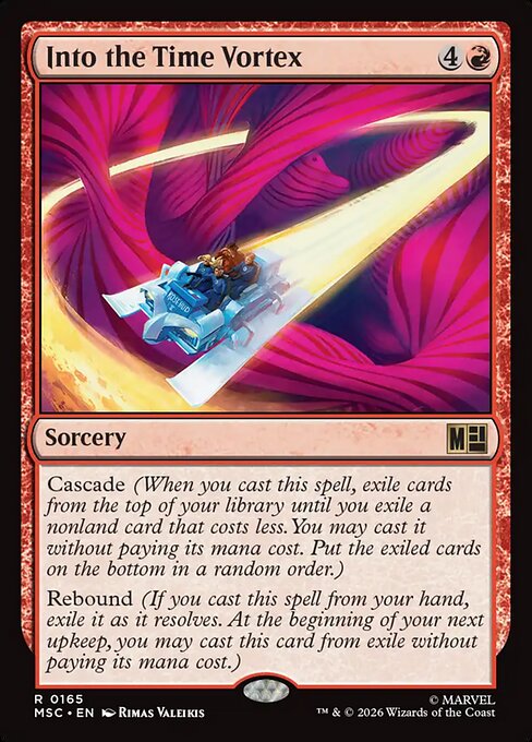MTG Into the Time Vortex MSC 165 Regular Nonfoil