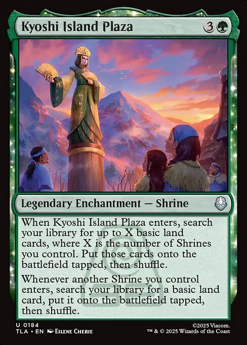 MTG Kyoshi Island Plaza TLA 184 Regular Nonfoil