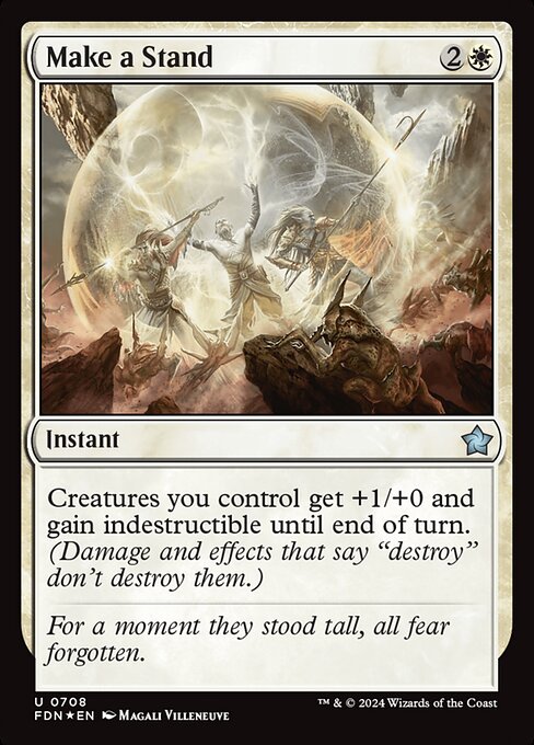 MTG Make a Stand FDN 708 Starter Collection Foil