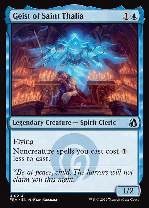 MTG Geist of Saint Thalia FRA 214 Standard Foil front