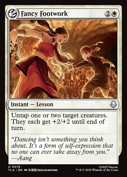 MTG Fancy Footwork TLA 019 Regular Nonfoil