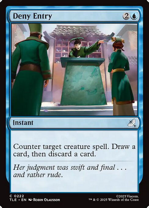MTG Deny Entry [TLE 222] Foil