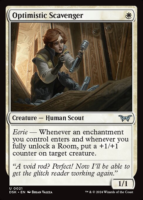 MTG Optimistic Scavenger DSK 021 Regular Nonfoil