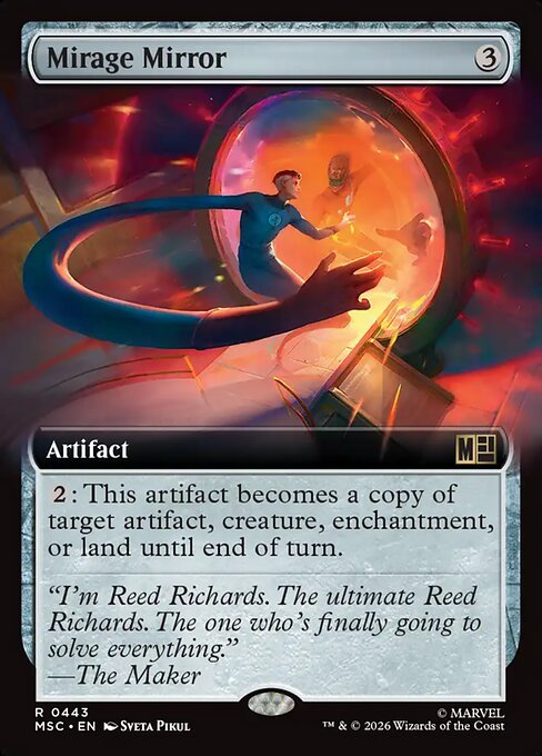MTG Mirage Mirror MSC 443 Extended Art Nonfoil