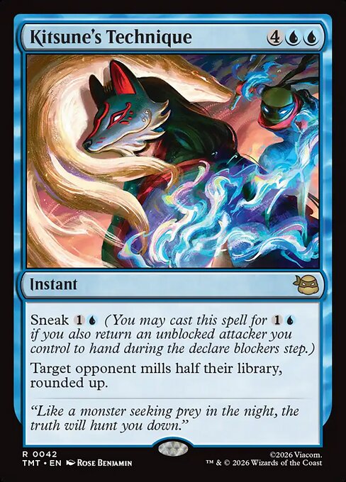 MTG Kitsune's Technique TMT 042 Regular Foil