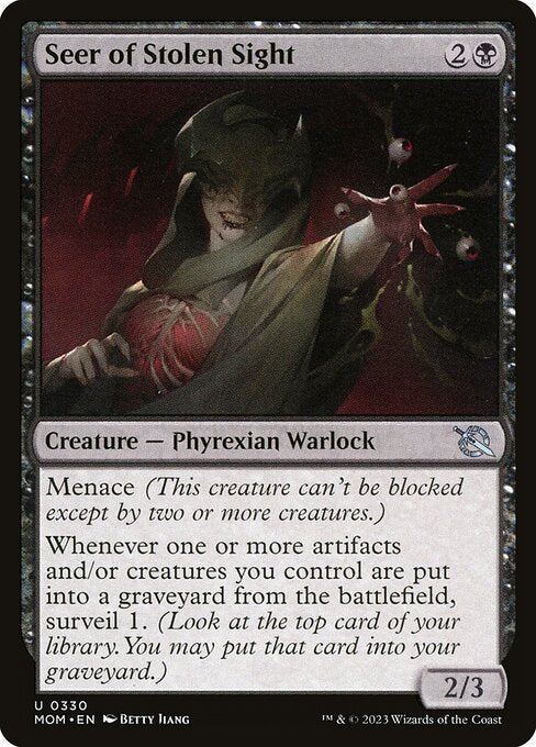 MTG Seer of Stolen Sight MOM 330 Jumpstart Nonfoil