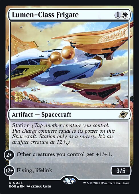 MTG Lumen-Class Frigate PEOE 025s Prerelease Foil