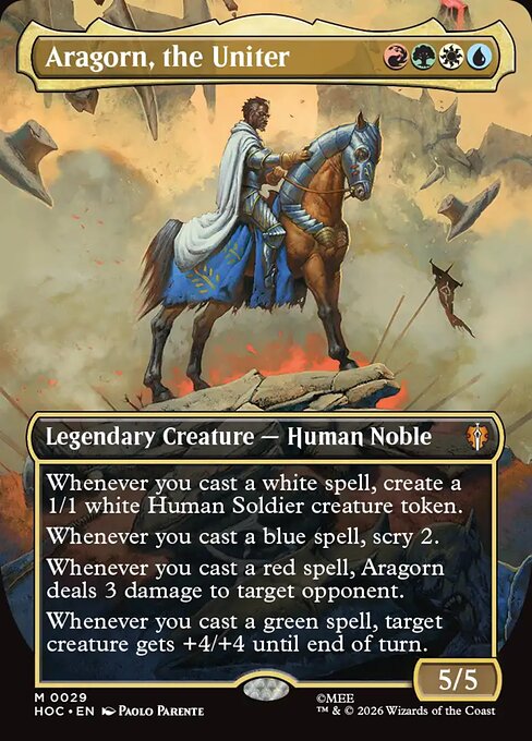 MTG Aragorn, the Uniter HOC 029 Regular Foil