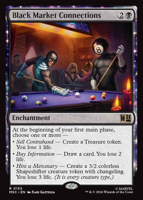 MTG Black Market Connections MSC 155 Regular Nonfoil