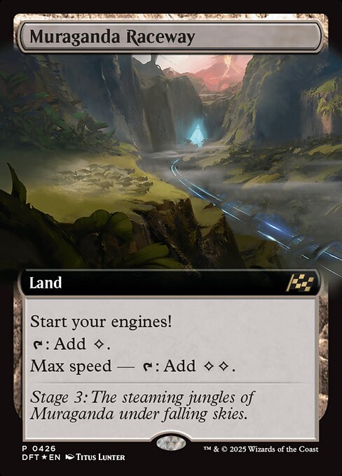 MTG Muraganda Raceway DFT 426 Extended Art Finish Line Bundle Promo Foil