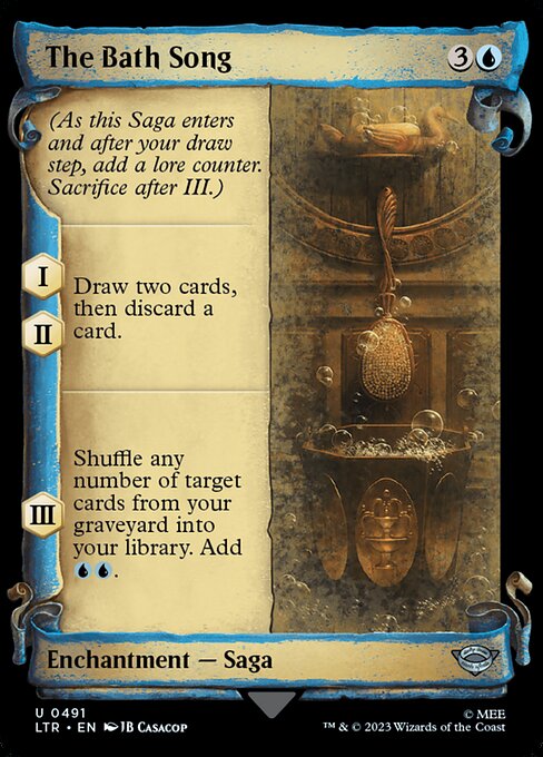 MTG The Bath Song LTR 491 Showcase Scrolls of Middle-earth Nonfoil