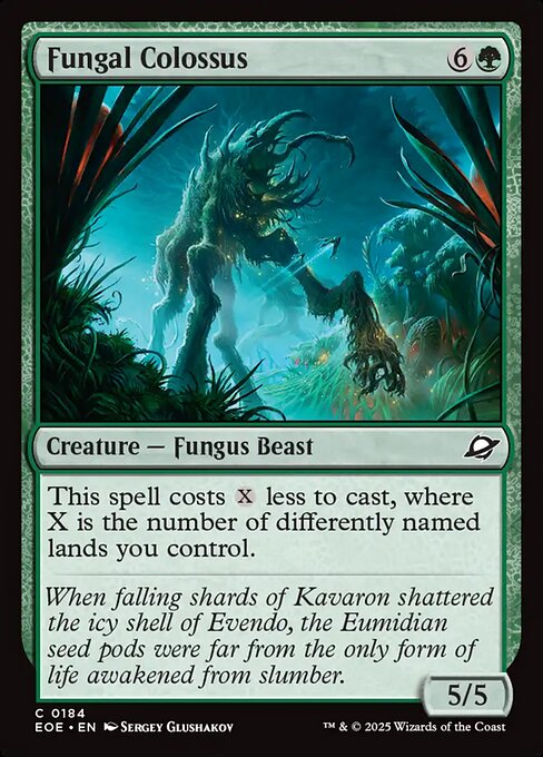 MTG Fungal Colossus EOE 184 Regular Nonfoil