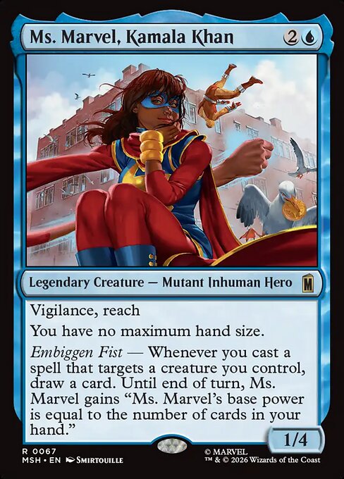 MTG Ms. Marvel, Kamala Khan MSH 067 Regular Foil