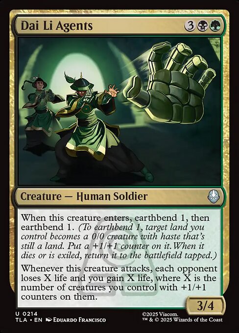 MTG Dai Li Agents TLA 214 Regular Foil