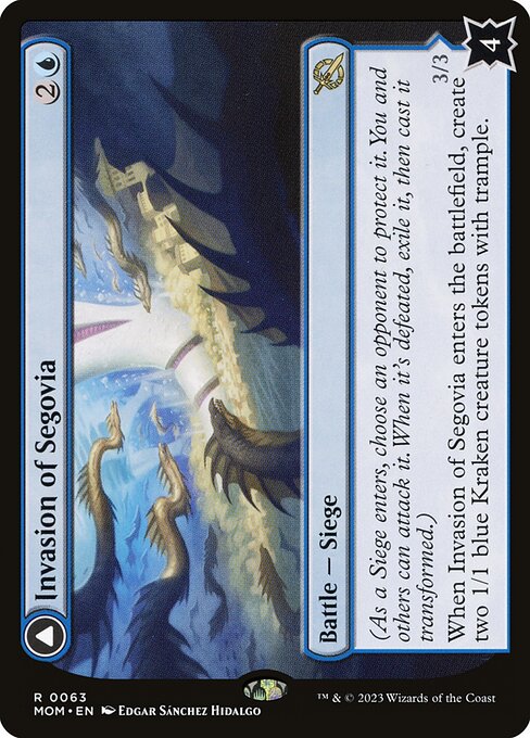 MTG Invasion of Segovia // Caetus, Sea Tyrant of Segovia MOM 063 Regular Nonfoil