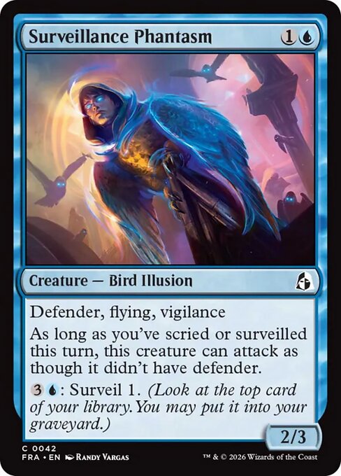 MTG Surveillance Phantasm FRA 042 Standard Nonfoil front