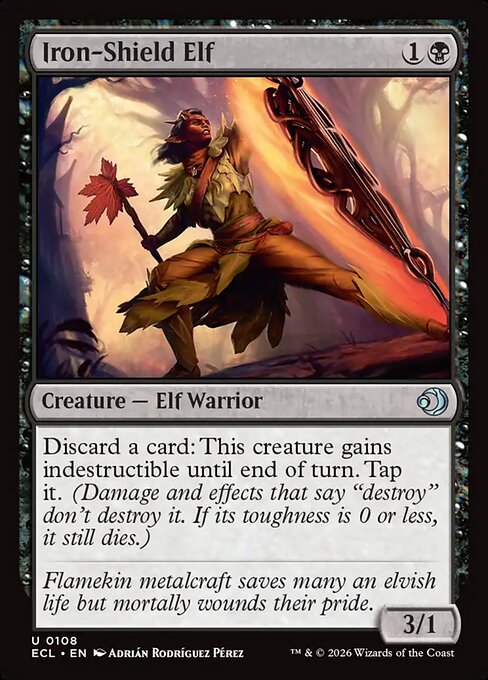 MTG Iron-Shield Elf ECL 108 Regular Nonfoil