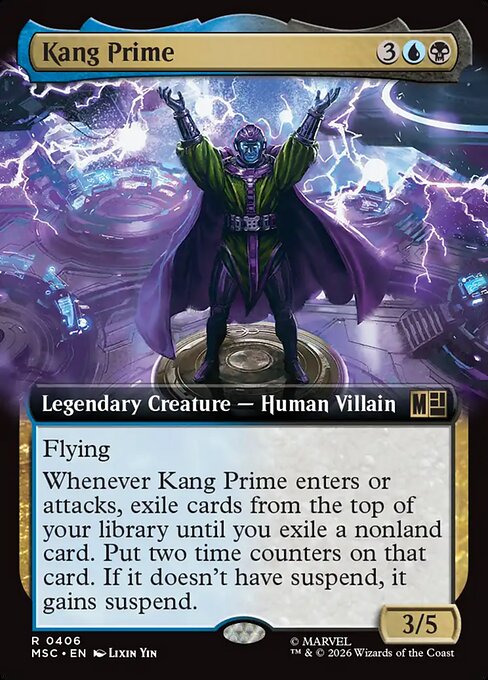 MTG Kang Prime MSC 406 Extended Art Nonfoil