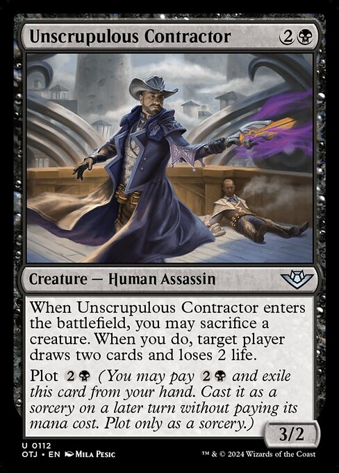 MTG Unscrupulous Contractor OTJ 112 Regular Foil