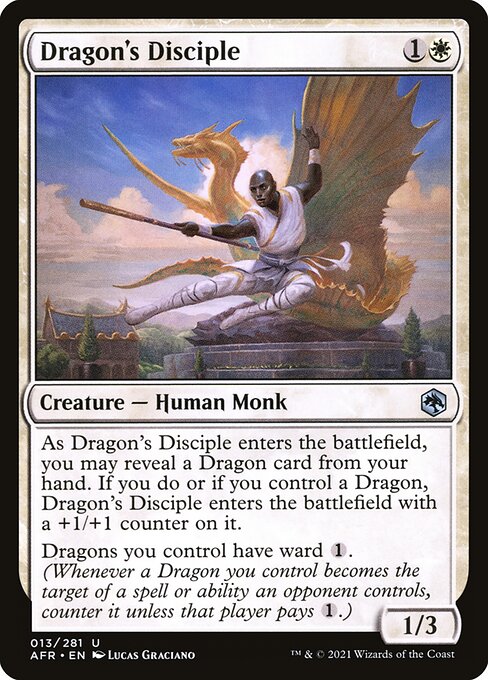 MTG Dragon's Disciple AFR 013 Regular Foil