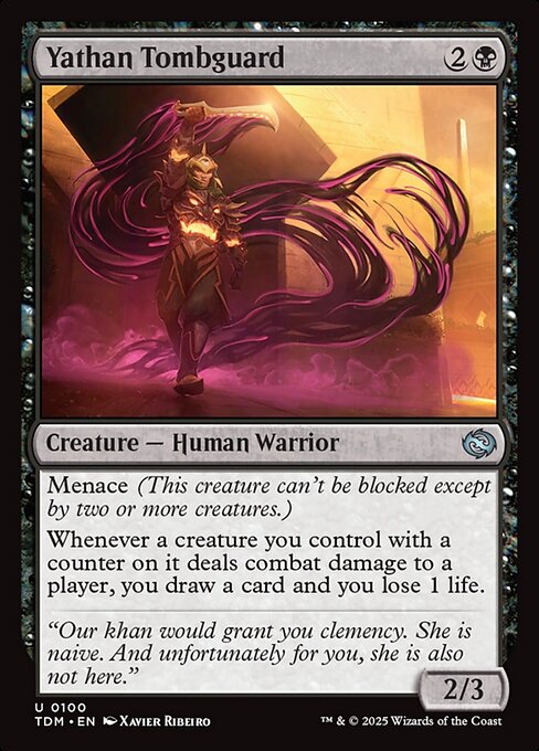 MTG Yathan Tombguard TDM 100 Regular Nonfoil