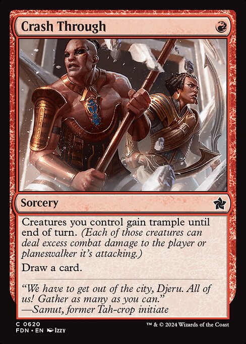 MTG Crash Through FDN 620 Starter Collection Nonfoil