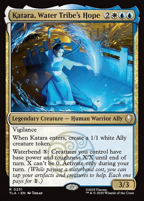 MTG Katara, Water Tribe's Hope TLA 231 Regular Nonfoil