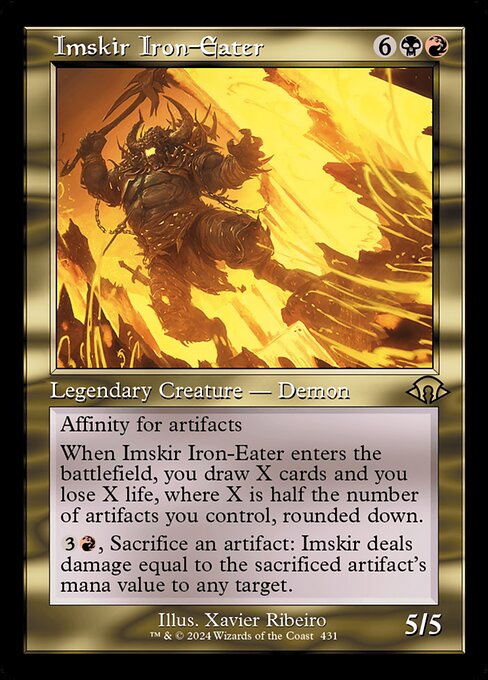 MTG Imskir Iron-Eater MH3 431 Retro Frame Nonfoil