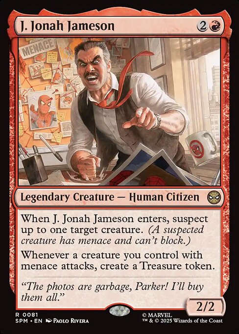 MTG J. Jonah Jameson SPM 081 Regular Foil
