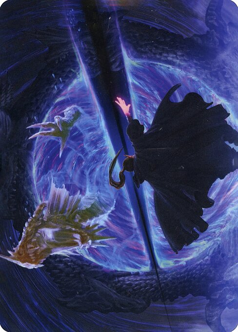 MTG Bar the Gate AAFR 045 Art Card