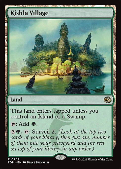 MTG Kishla Village TDM 259 Regular Foil