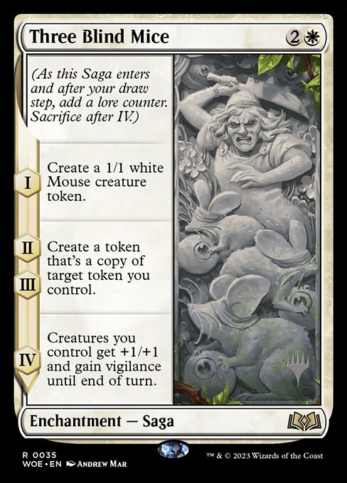MTG Three Blind Mice PWOE 035p Promo Pack Nonfoil