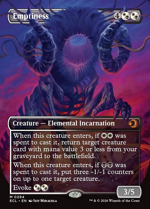 MTG Emptiness ECL 294 Showcase Ring Nonfoil