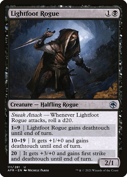 MTG Lightfoot Rogue AFR 111 Regular Foil