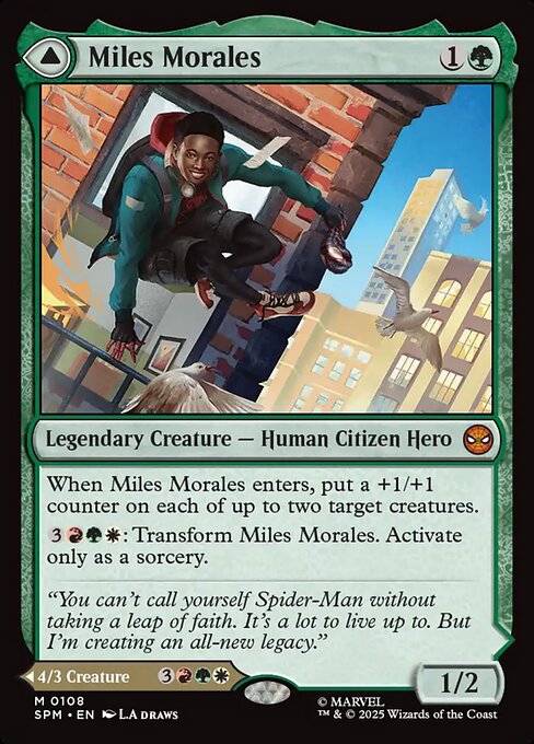 MTG Miles Morales // Ultimate Spider-Man SPM 108 Regular Nonfoil