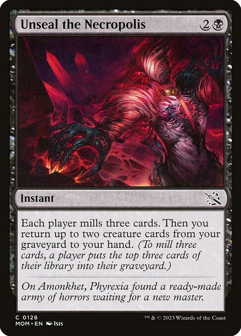 MTG Unseal the Necropolis MOM 128 Regular Foil