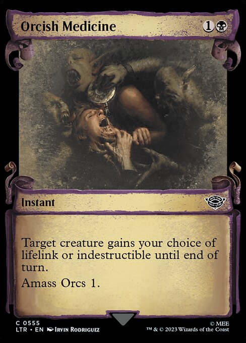 MTG Orcish Medicine LTR 555 Showcase Scrolls of Middle-earth Nonfoil