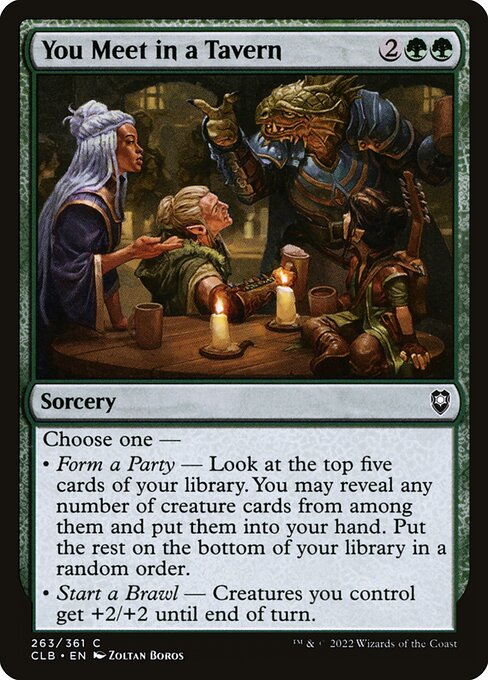 MTG You Meet in a Tavern CLB 263 Regular Nonfoil