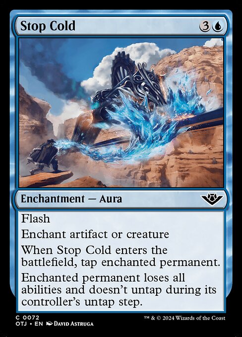 MTG Stop Cold OTJ 072 Regular Foil