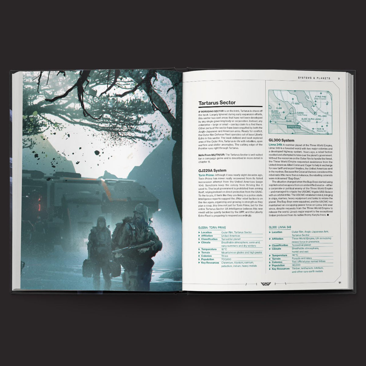 ALIEN RPG Evolved Edition Core Rulebook interior rules and artwork spread 5