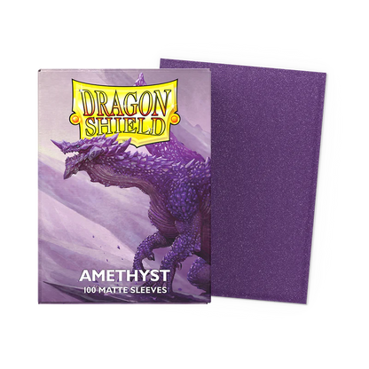 Dragon shield amethyst matte sleeve 100 pack