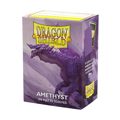 Dragon shield amethyst matte sleeve box
