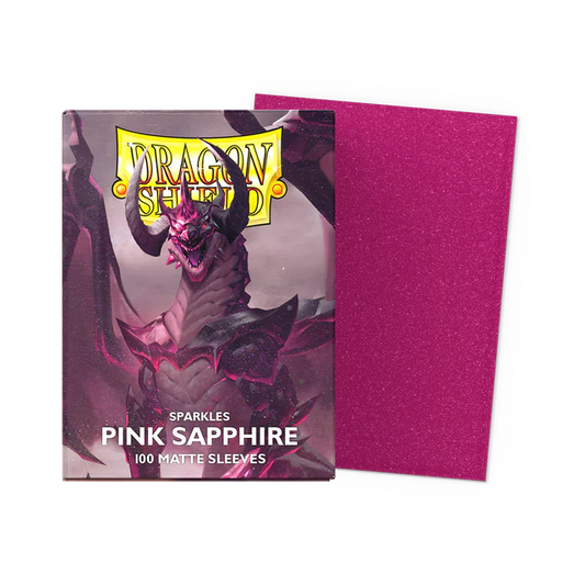 Dragon Shield Pink Sapphire Matte Sleeves 100 pack