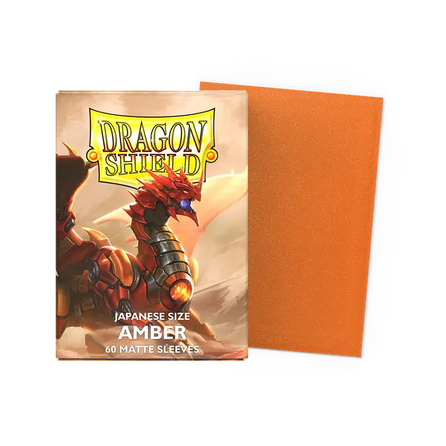 Dragon Shield: Sleeves – Japanese Size Sleeves – Matte Amber 60