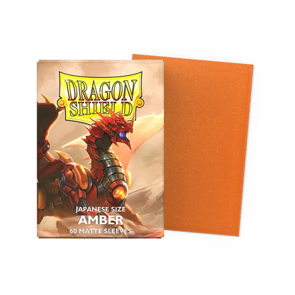 Dragon Shield: Sleeves – Japanese Size Sleeves – Matte Amber 60